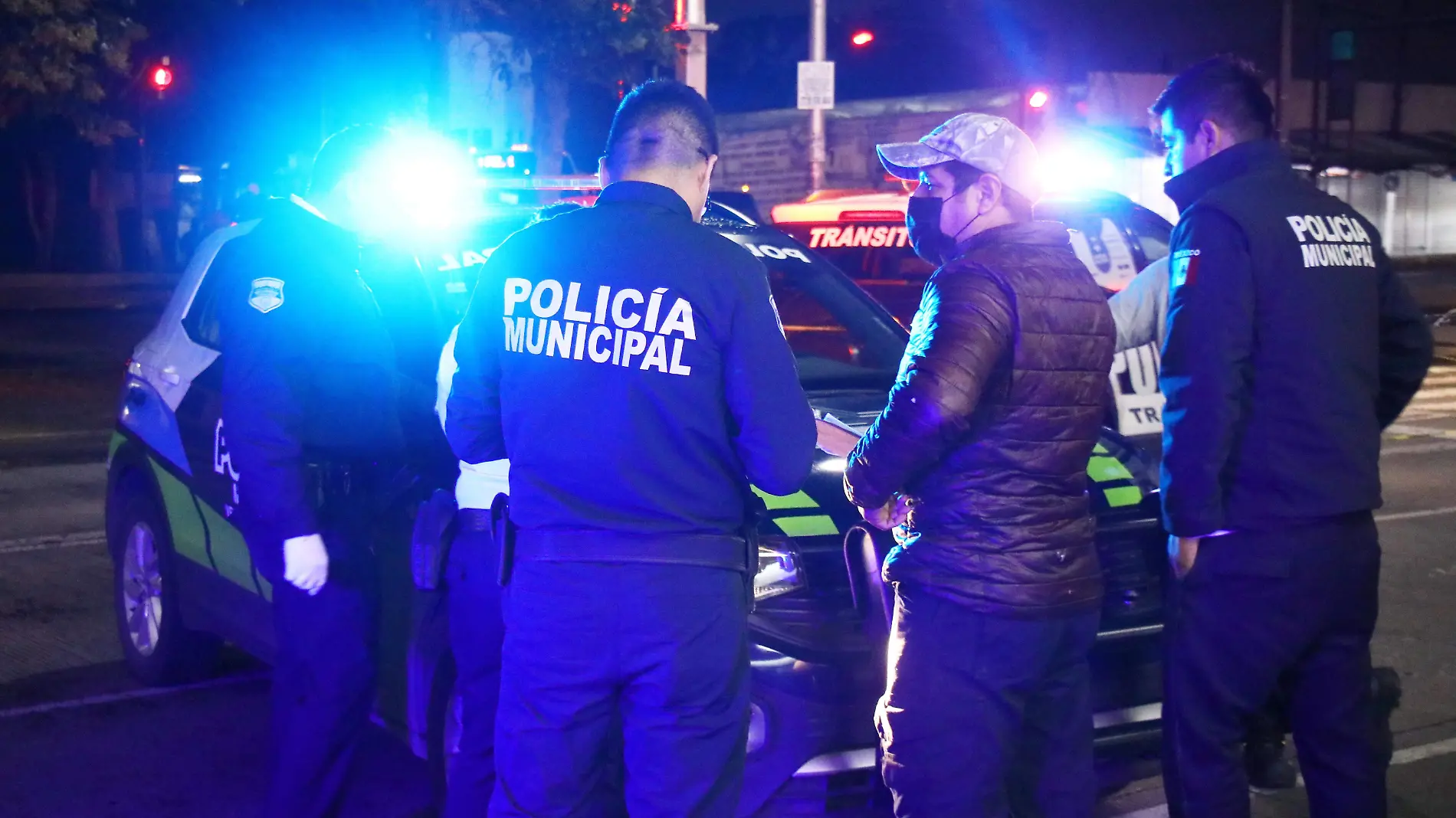 policías municipales de Puebla atienden reporte